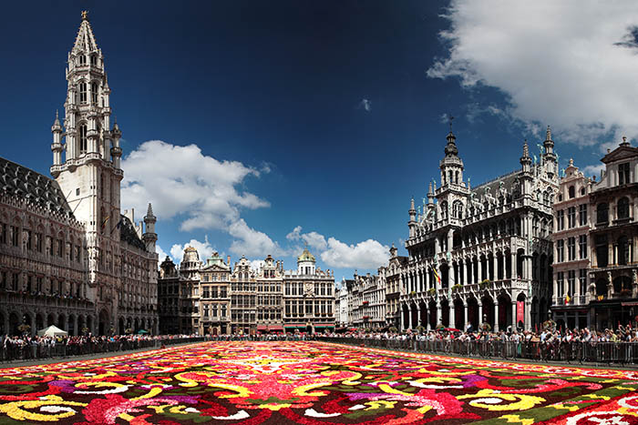 Flower display 2008 at Brussels Grand Place